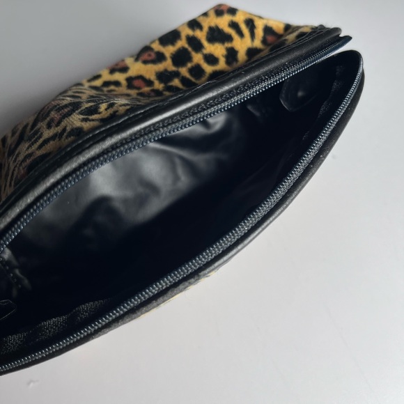 Saks Fifth Avenue Leopard Print Cosmetic Bag - Picture 3 of 3